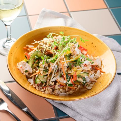 Thai coconut chicken salad