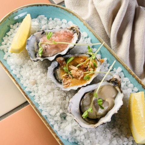 Grade A pacific oysters