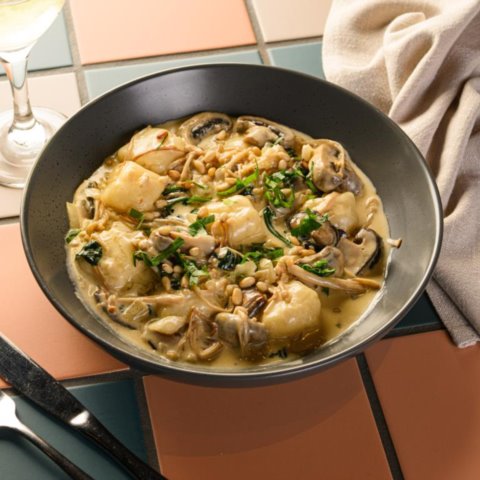 House made potato gnocchi with wild mushrooms