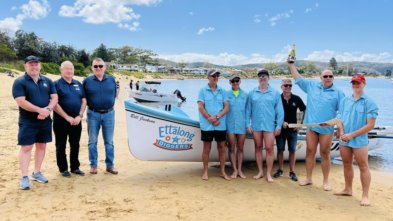 Surf boat named in honor of our Retired CEO Bill Jackson